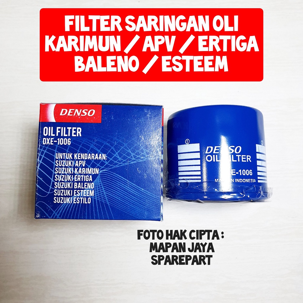 DENSO FILTER OLI - ERTIGA / APV / BALENO / KARIMUN