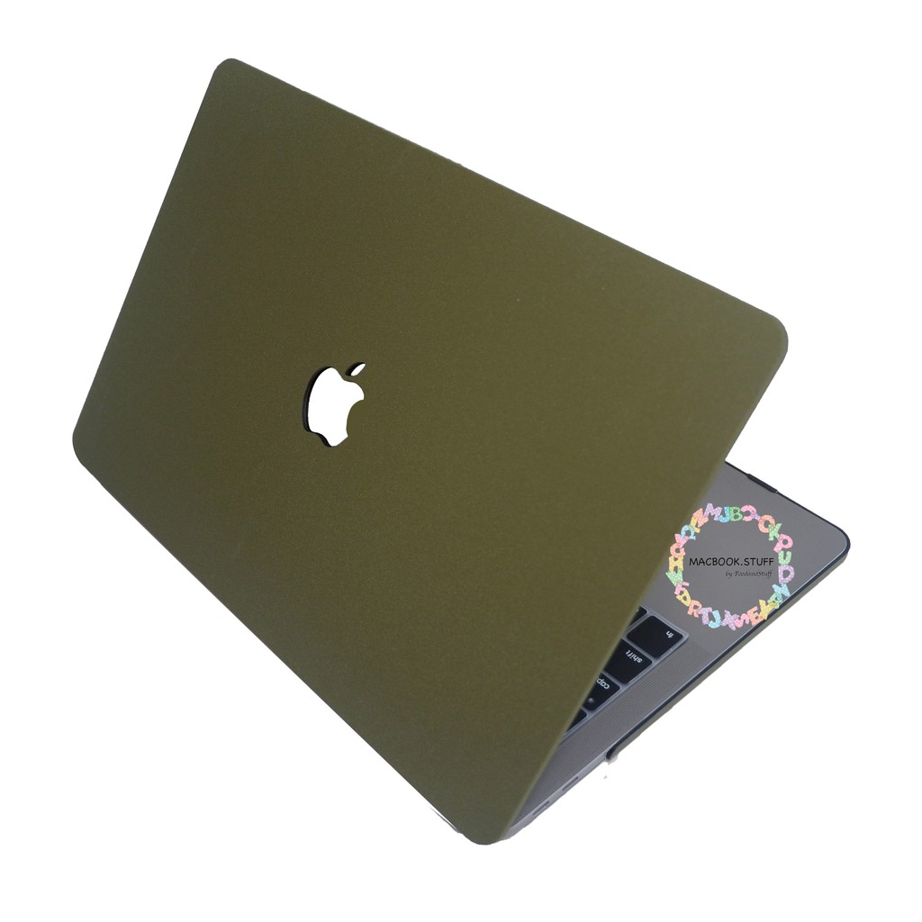 MACBOOK Case SAND ARMYGREEN NEW AIR PRO RETINA 11 12 13 14 15 16 INCH NON / WITH CD ROOM / TOUCHBAR / TOUCH ID / M1 2020 2021 2022