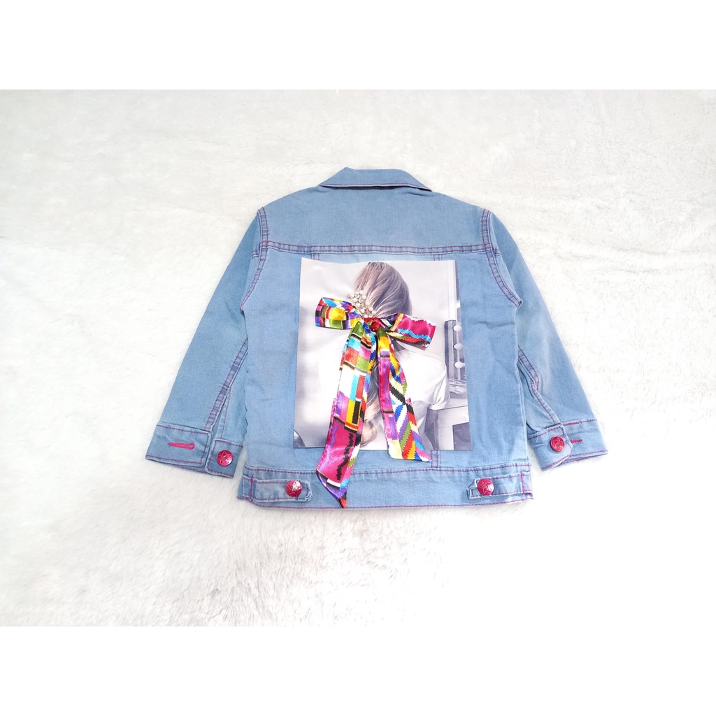 JAKET JEANS ANAK CEWE/JAKET JEANS ANAK