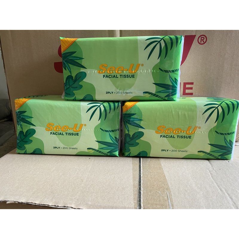 Tisu See U 200 sheet Facial / Tisu See U Lembut 2 ply