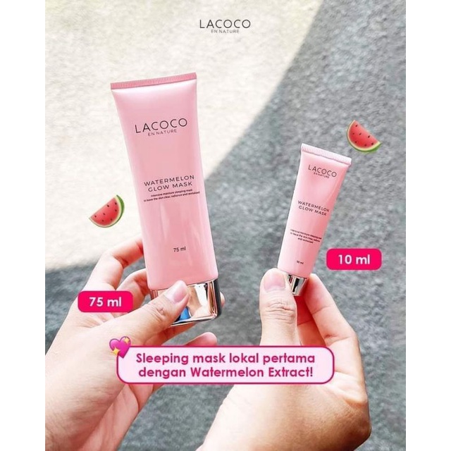 Lacoco Watermelon Glow Mask Kemasan 10 ml