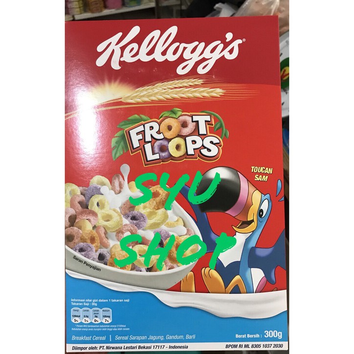 

Kellogs kelloggs froot loops 300 gram