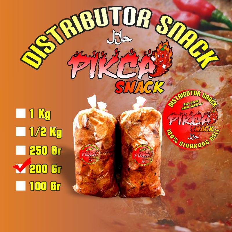 

PIKCA_SNACK Keripik kaca 200 gram