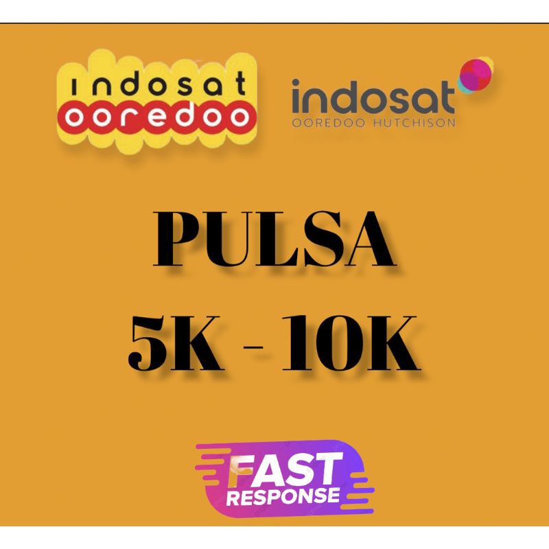 Pulsa Indosat 5k - 10k