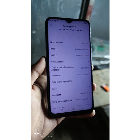 VIVO Y17 4/128 SECOND MULUS