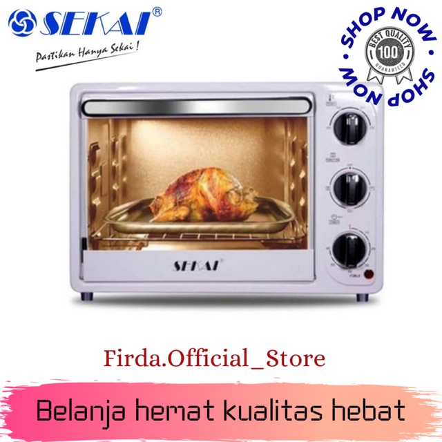 Sekai OVEN Listrik 180 Oven LOW WAT (ORI 100%) GARANSI RESMI