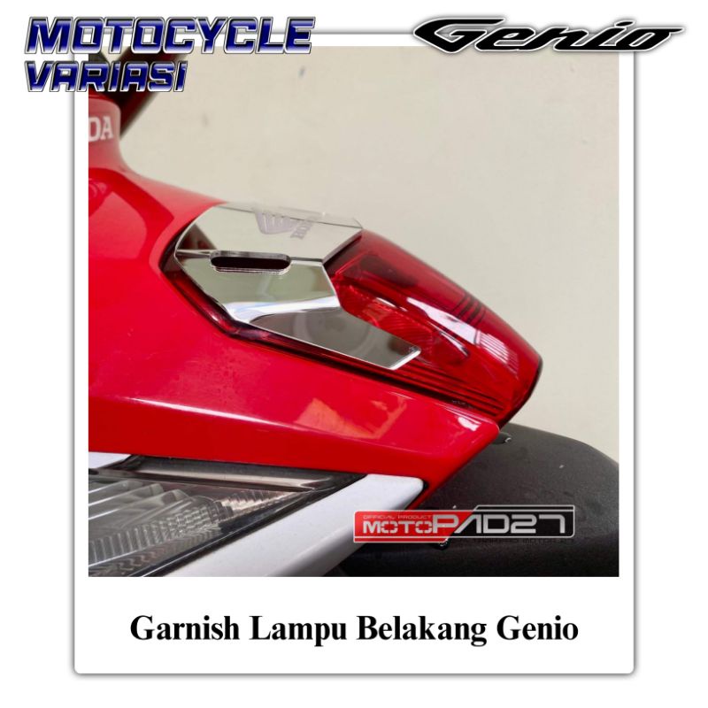 Garnish Lampu Belakang Genio Garnis Cover Lampu Belakang Honda Genio