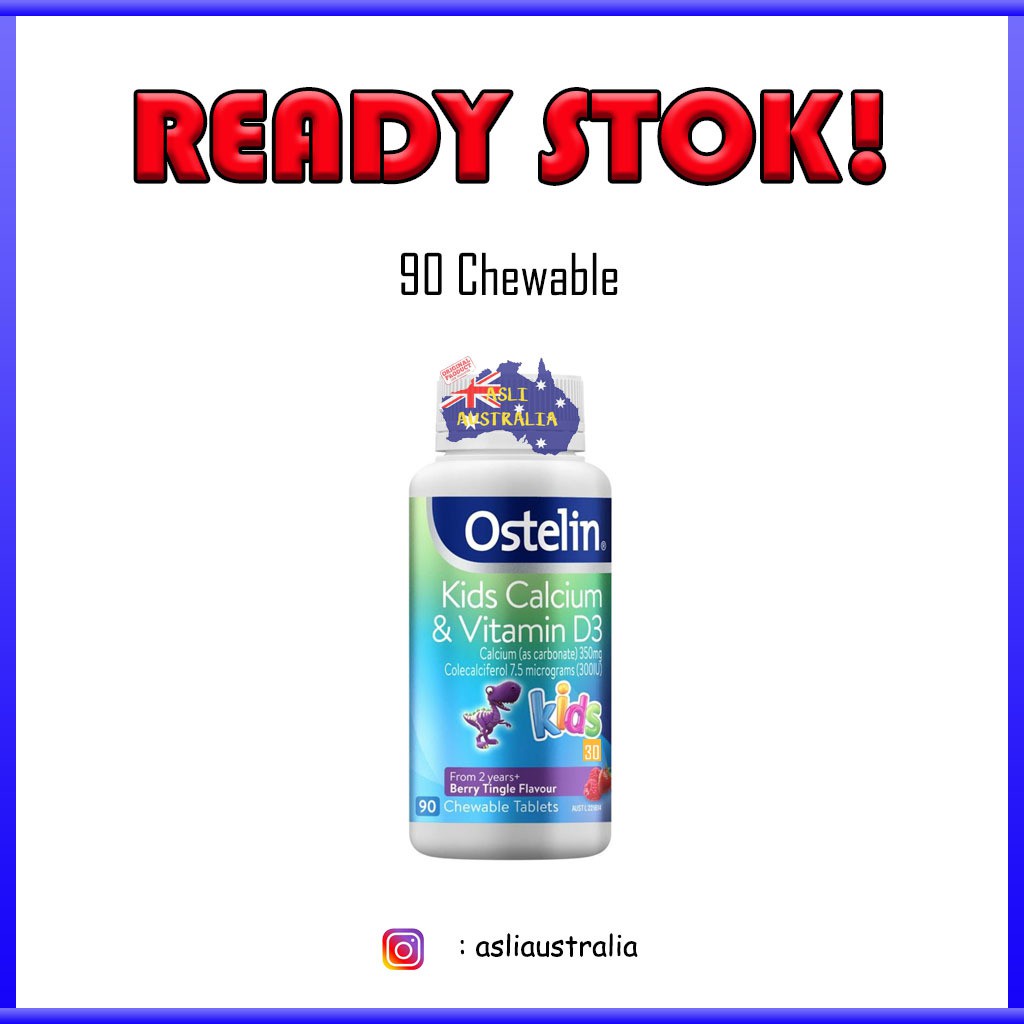 OSTELIN KIDS CALCIUM & VITAMIN D3 AUSTRALIA