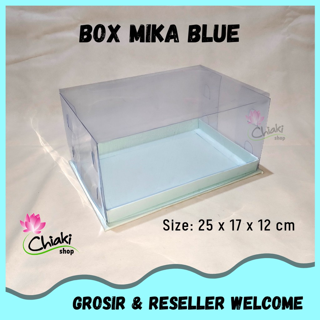 

Box Cupcake isi 6 BLUE 25 x 17 x 12 Kotak Mika Donat Dus Kue Kardus Doos Muffin Cake Pudding BIRU