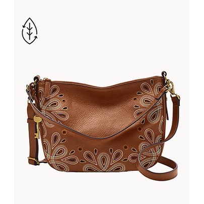 TAS Fossil JOLIE CROSSBODY EMBROIDERY BROWN MULTI ZB1735058