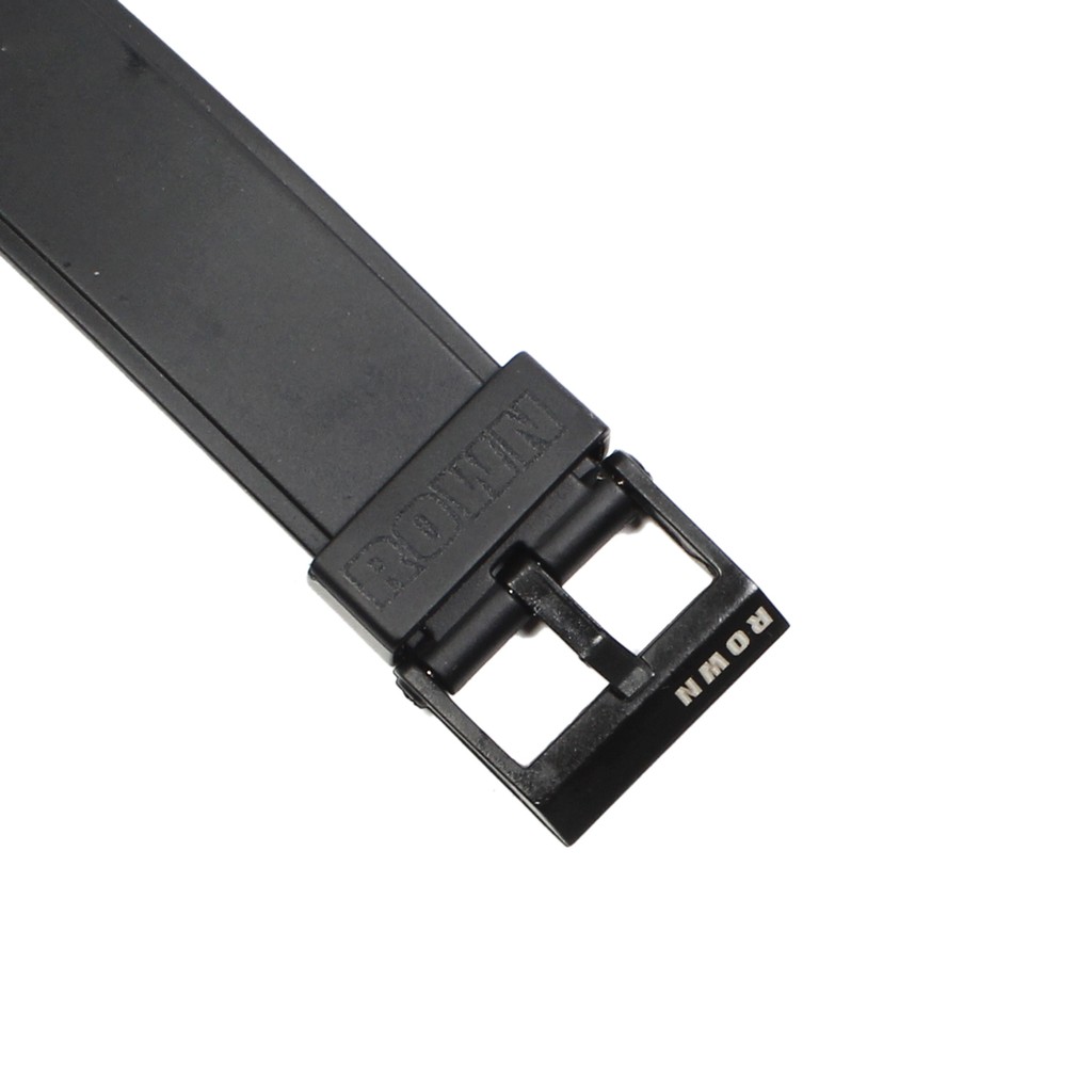 promo rown division official analog watches black - rowndvsn jam analog marvic hitam