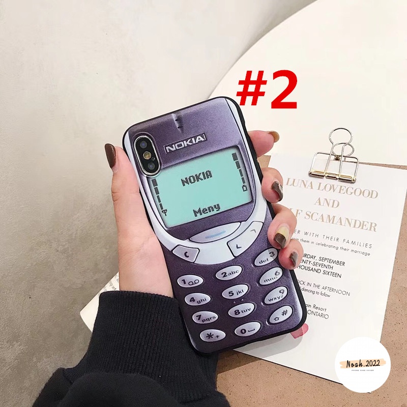 NOKIA Soft Case TPU Retro Cover Samsung A72 A71 A70 A53 A51 A50 A52 A52S A50S A31 A30S A21S A33 A32 A22 A20S A03S A10S A22 M11 M12 M-32