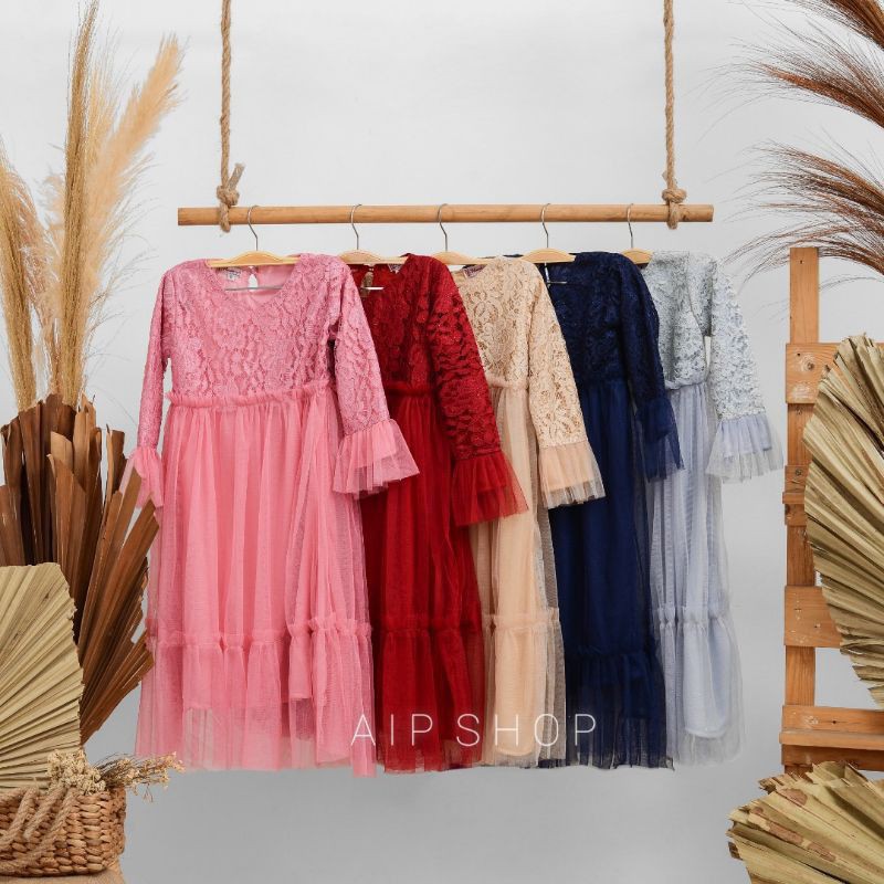 GAMIS ANAK VIRRA/DRESS BROKAT ANAK/GAMIS ANAK BROKAT/DRESS ANAK MODEREN/BAJU ANAK PEREMPUAN/READY