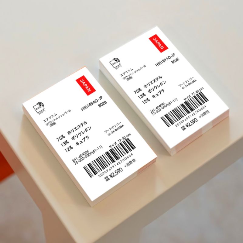 

hang tag label baju murah japan yen isi 100 pcs ukuran 4x6 bonus tali hangtag barcode handstag pakaian handtag hantag kertas nametag nemtek hang tags brand hentek henstek lebel harga ready stok