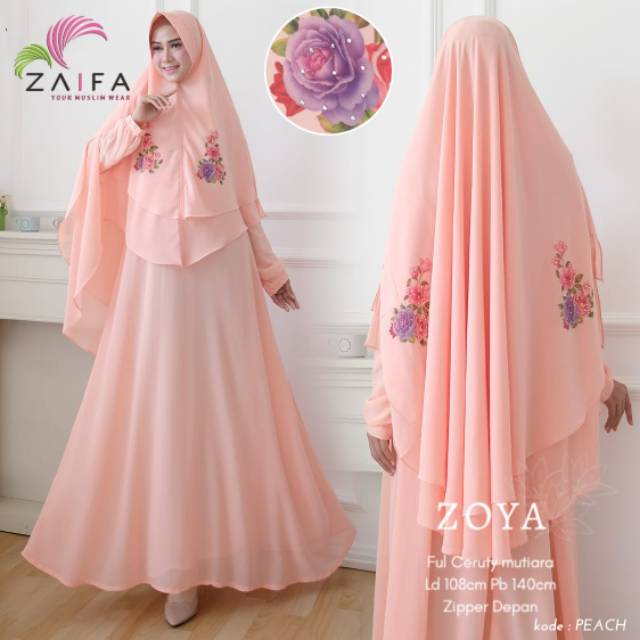 Zoya syar'i set mewah