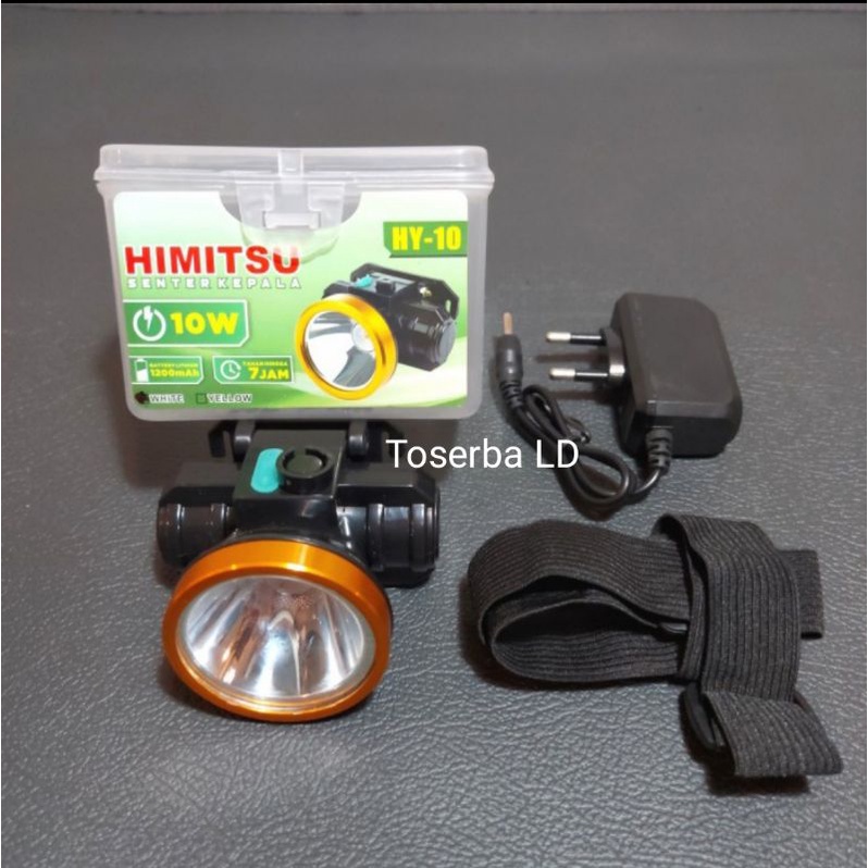 Senter Kepala Super LED Himitsu 10W