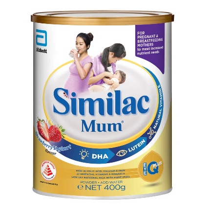 

Abbott Similac Mum Low Fat Maternal Milk Powder Strawberry 400g - Singapore