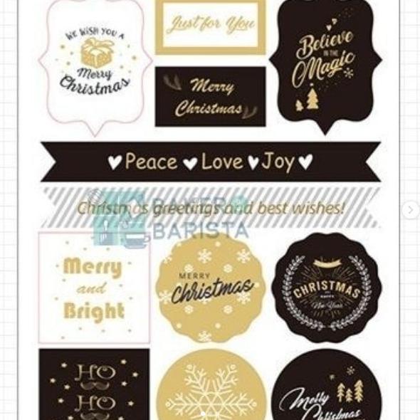 

Sticker Xmas Plague Label Perekat Stiker Natal Christmas Sticker Decor bakernbar99 Berkualitas