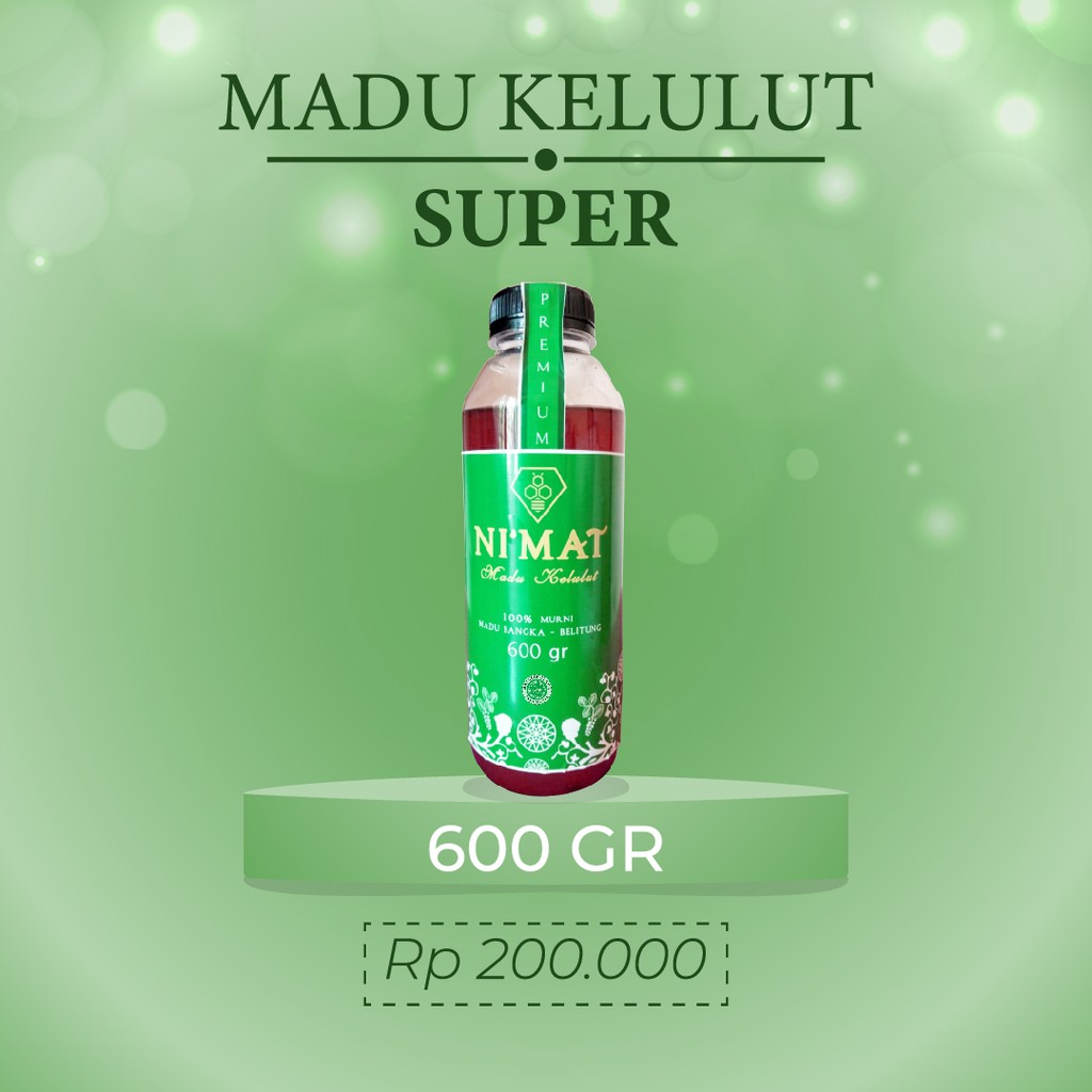

Madu NI'MAT - Madu Kelulut - Madu Klanceng - Madu Trigona | 100% Asli | MADU BANGKA ! UKURAN 600 GR
