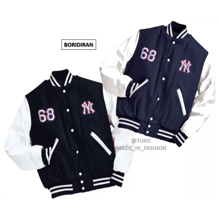 Jaket Baseball NY 68 / Jaket Bomber Varsity Baseball NY 68 / GRATIS ONGKIR