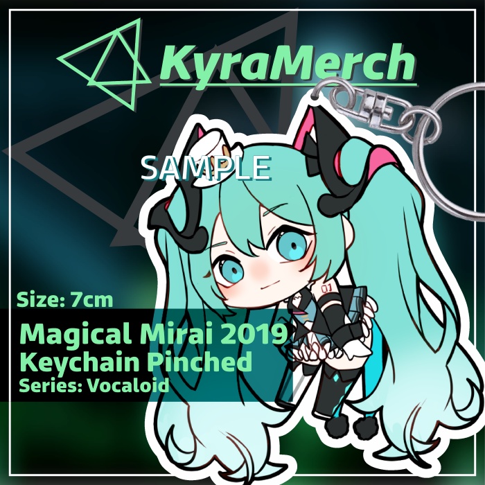 Keychain Pinched Hatsune Miku Magical Mirai 2019
 | KyraMerch Anime Fanmerch Dealer