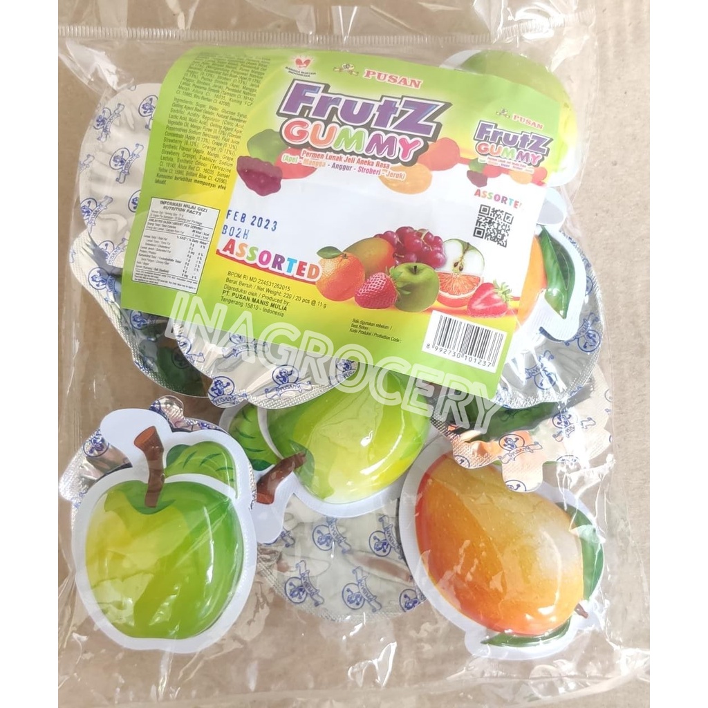 

PUSAN FRUTZ GUMMY isi 20pcs