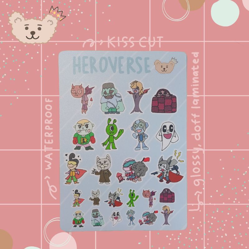 

Heroverse Sticker Sheet / Stiker Hero Shan Shine