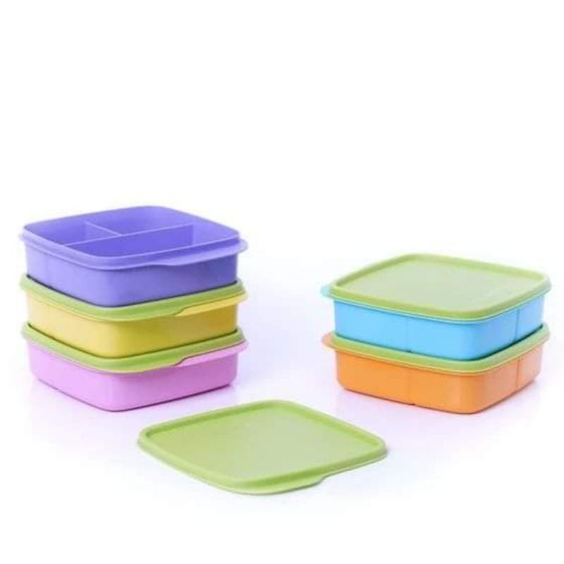 lollytup kotak makan Tupperware misting