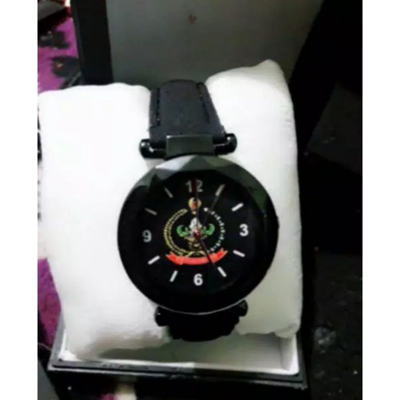 jam tangan Persit daymond tali kulit