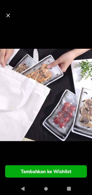 Ziplock bag lucu | ziplock bag unik dan mewah isi 1 set 4 pcs