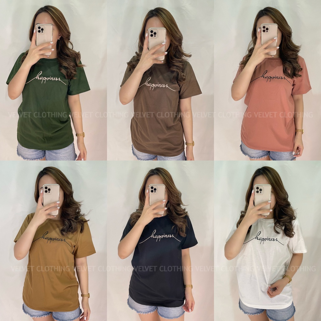 VELVET Kaos wanita cotton combed 30s / kaos wanita premium size XL / Atasan wanita