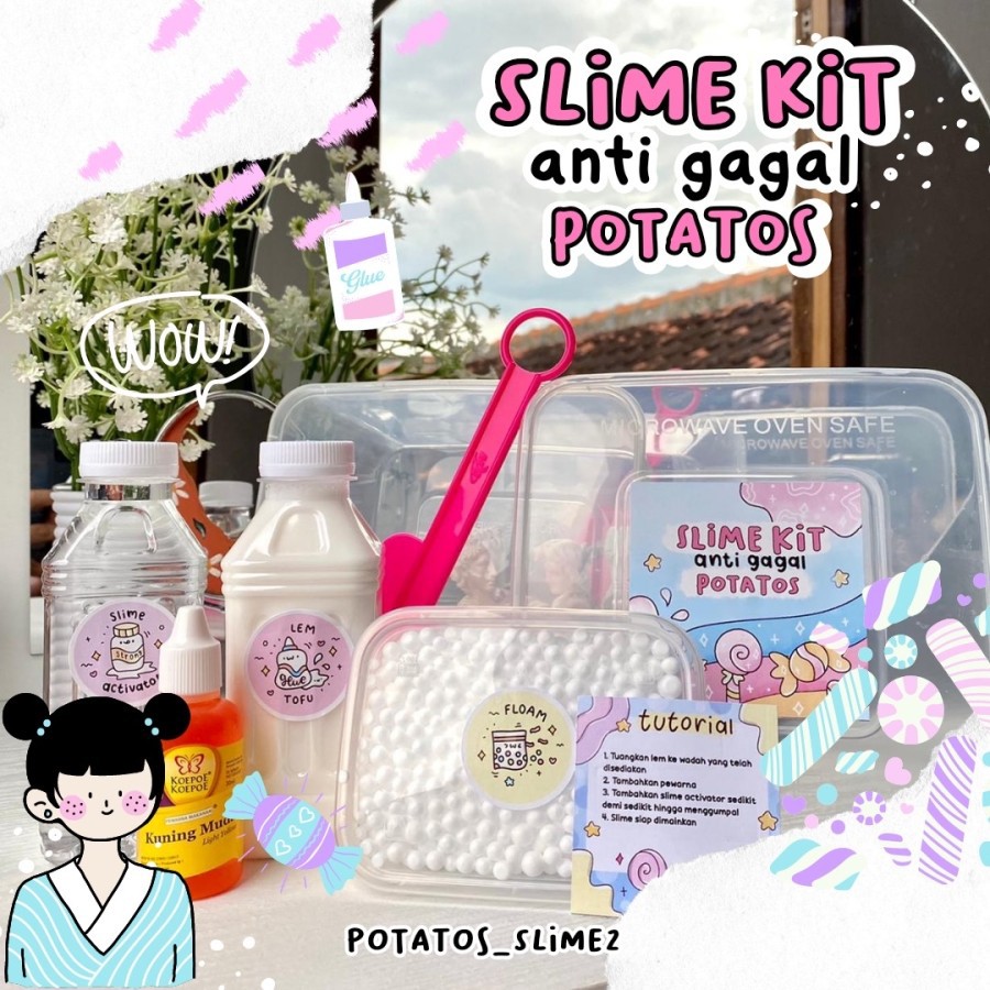 Slime Kit Potatos Slime - SlimeKit Ori