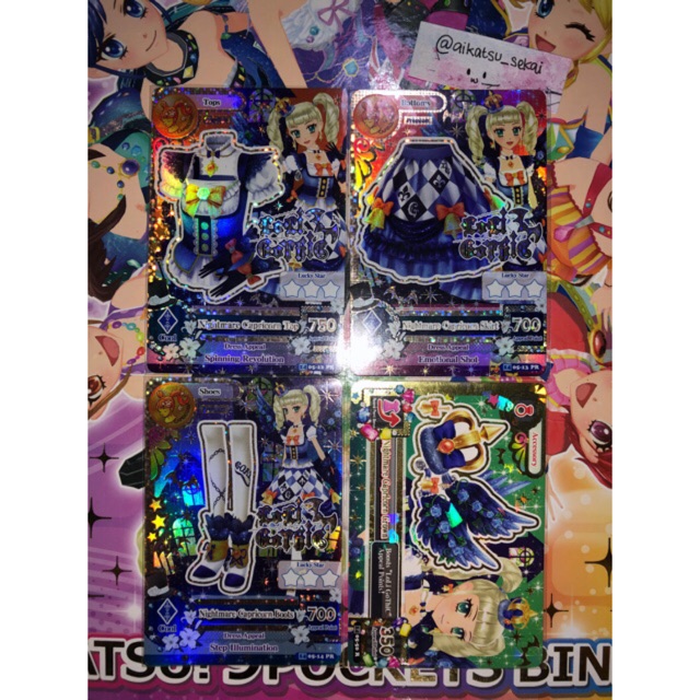 Kartu Aikatsu Premium Season 2 Ver 5 Nightmare Capricorn FULL SET