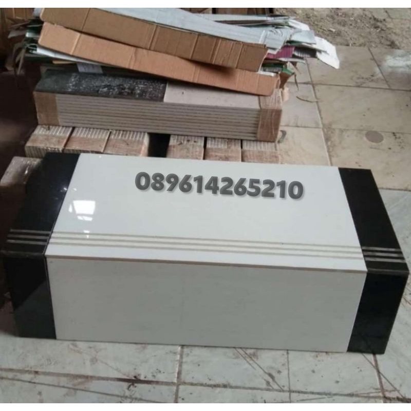 granit tangga 30x80 dan 20x80 kombinasi
