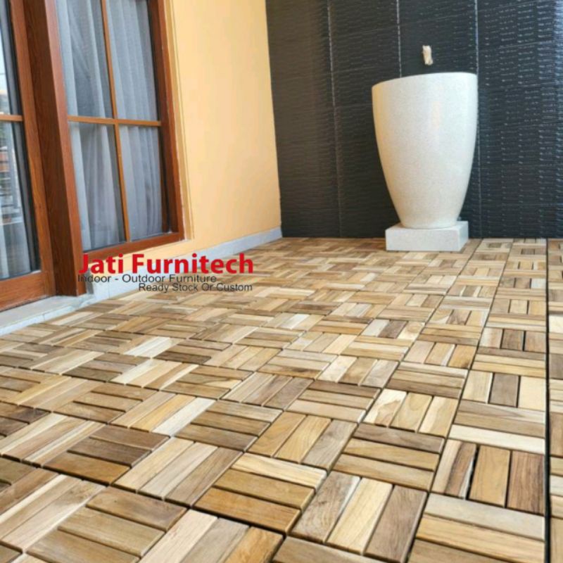 Parkit Lantai // Flooring // Decking Kayu Jati // LANTAI INDOOR - OUTDOOR