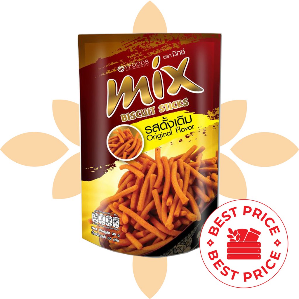 VFOODS - MIX (BISCUIT STICK SNACK) ORIGINAL FLAVOUR - 60 GR