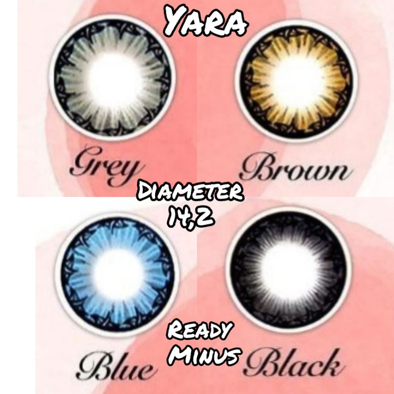 softlens warna diameter 14,2 water 43% eyezone yara