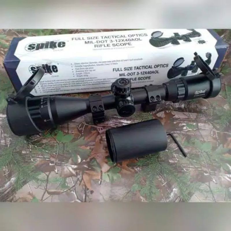 telescope spike 3x12x40AOE bergaransi ..