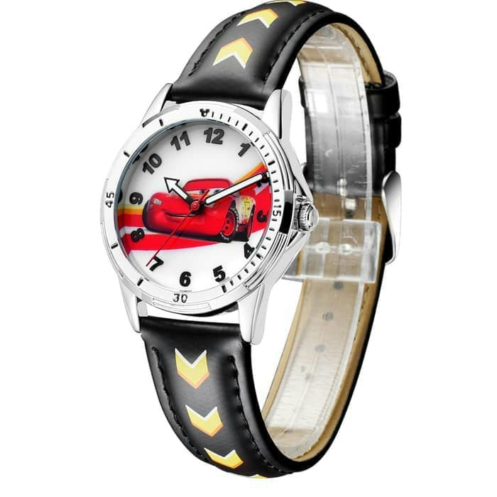 DISNEY MS14101B CARS ORIGINAL JAM TANGAN ANAK  HITAM