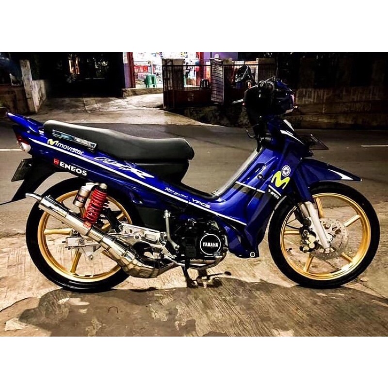 KNALPOT KOLONG FIZR KOLONG COBRA F1ZR FORCE 1 FULL CHROME MADE IN RTX