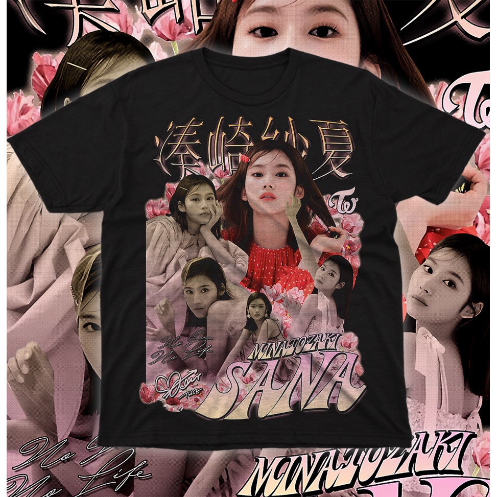 Vintage Sana Twice T -SHIRT I KPOP T-SHIRT OVERSIZE - BIGSIZE - UPSIZE