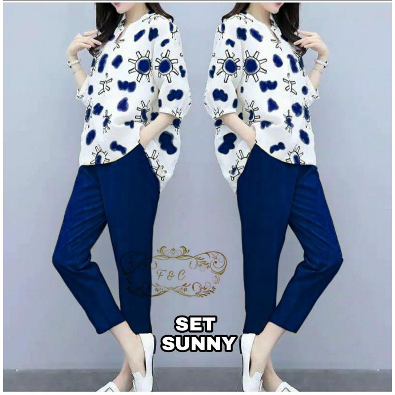 SET CELANA FASHION SUNNY BABYTERRY, 3 UKURAN