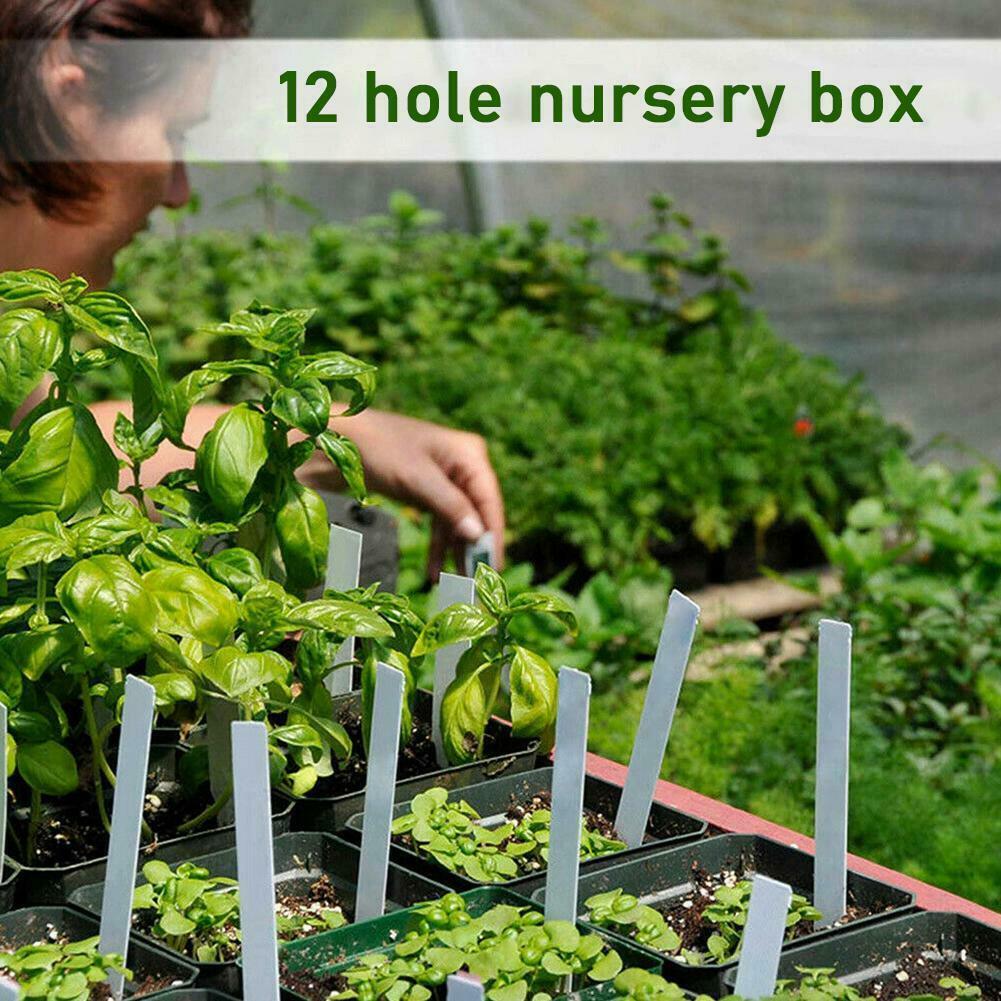 Hot Sale/6Per12Lubang Panci Pembibitan/Kelembaban Adjustable Switch Nursery Pots/Starter Germination Kit Garden Grow Box