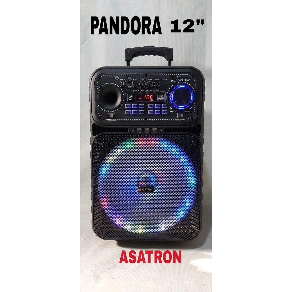 ASATRON Speaker Meeting Bluetooht 12&quot; / Speaker Portable PANDORA