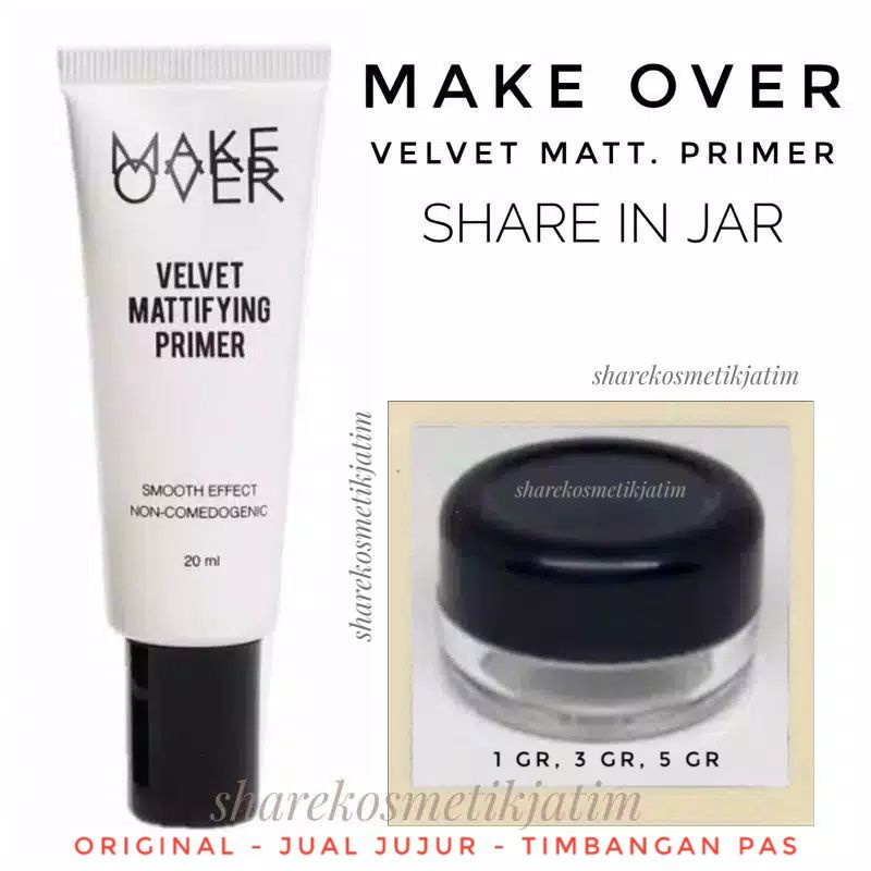 (SHARE IN JAR) Make Over Velvet Mattifying Primer Share