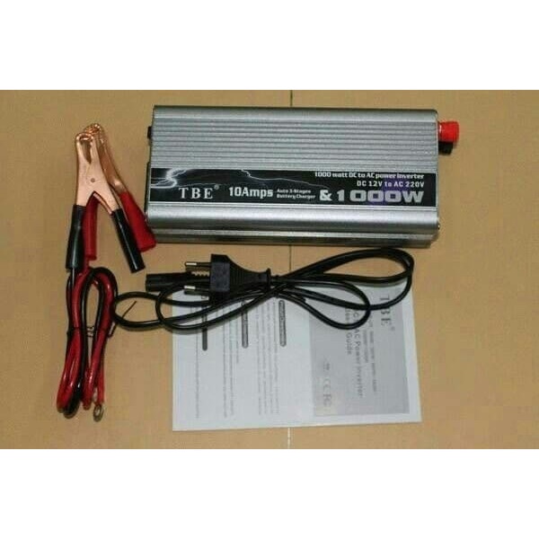 Inverter TBE 1000 watt+charger,2 in 1 (inverter+charger) merk TBE