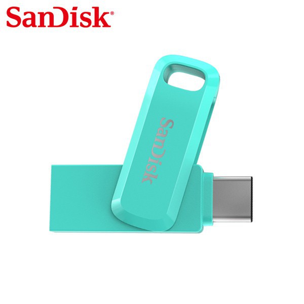 Sandisk OTG 64GB USB Type-C USB 3.1 Ultra Dual Drive Go - Green