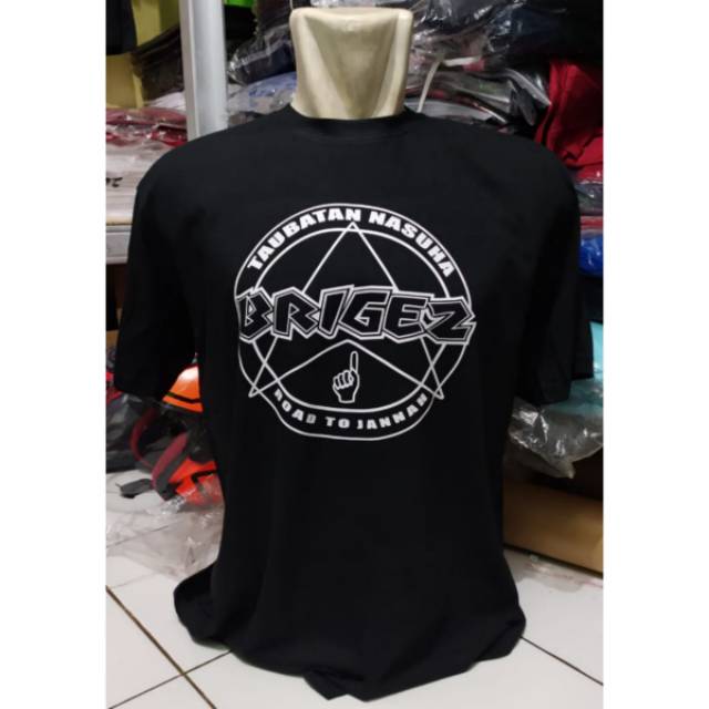 Kaos baju t-shirt brigez road to jannah