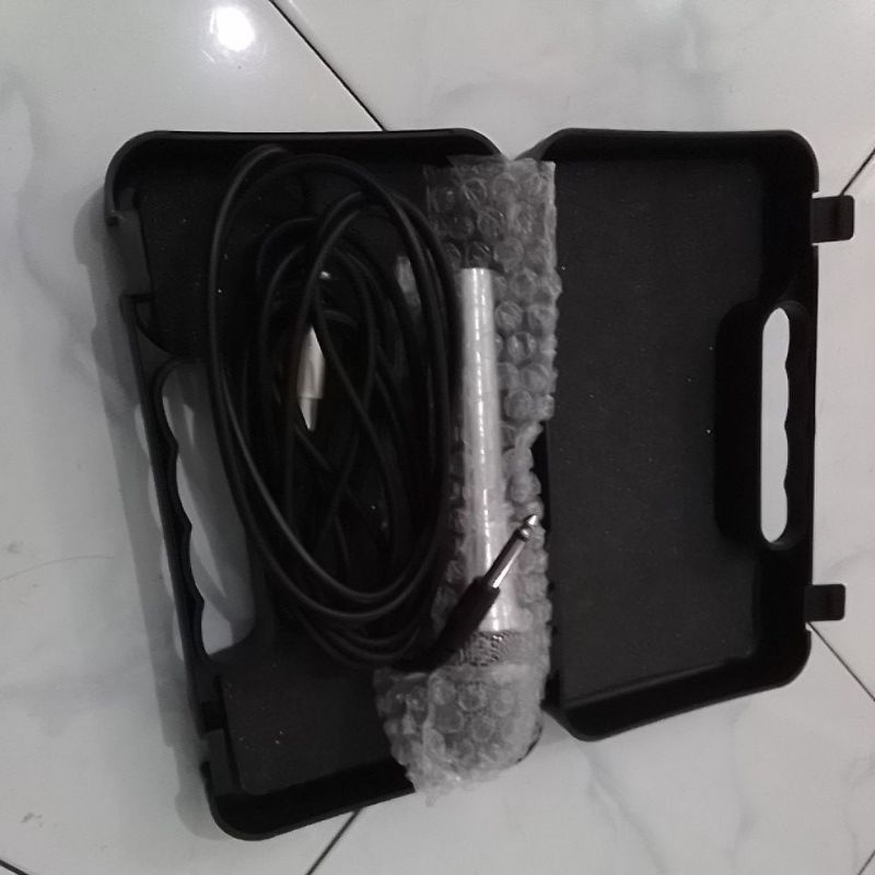 microphone Sony SN 909 mic kabel dynamic with box/koper penyimpanan