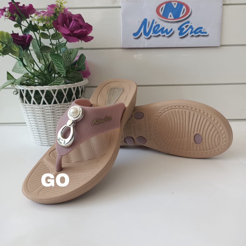 gos NEW ERA LB E 15092 Sandal Jepit Karet Wanita Size 37/41